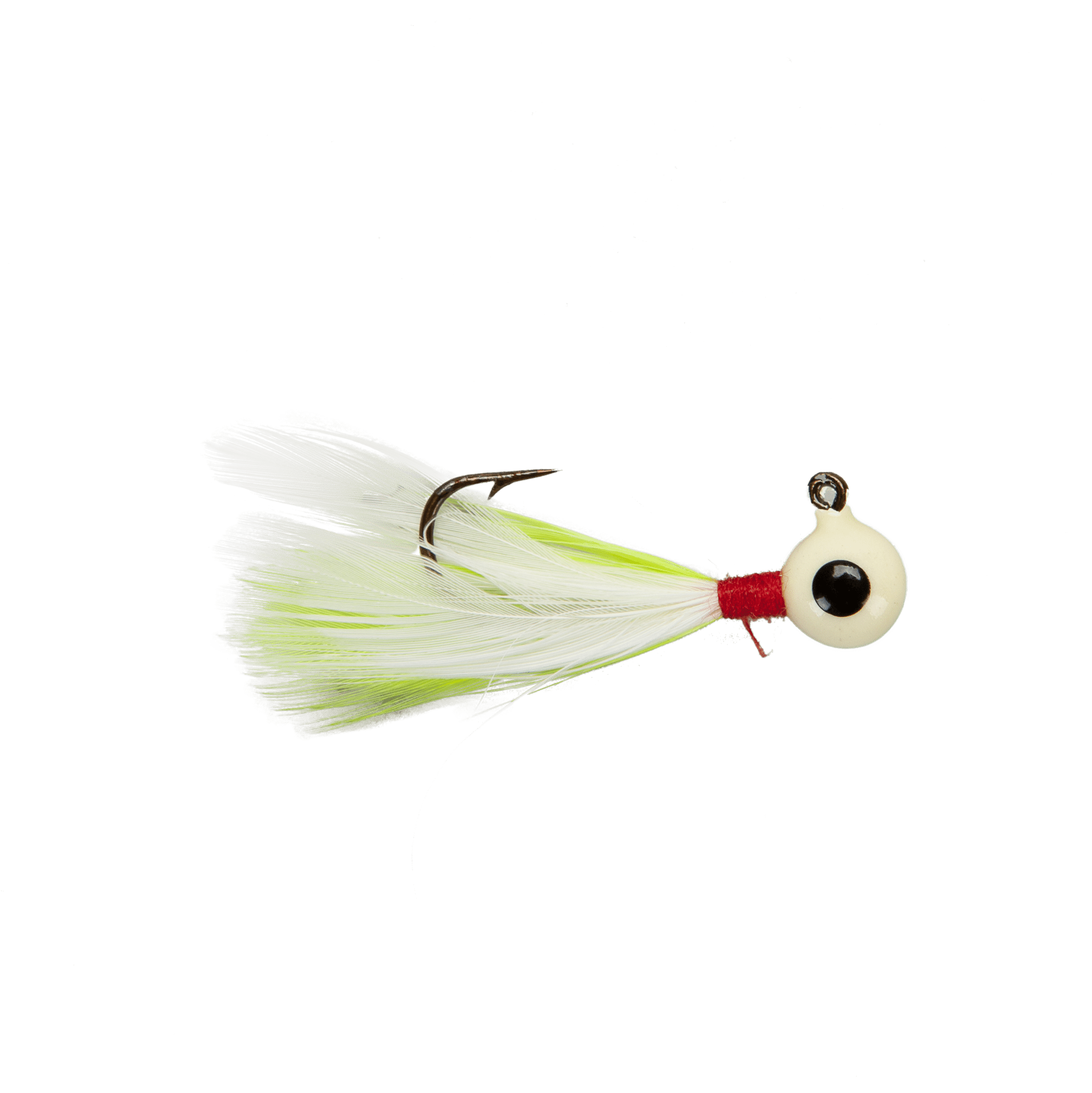 Lindy Little Nipper Jig 1/16oz Chartreuse/Glow 2