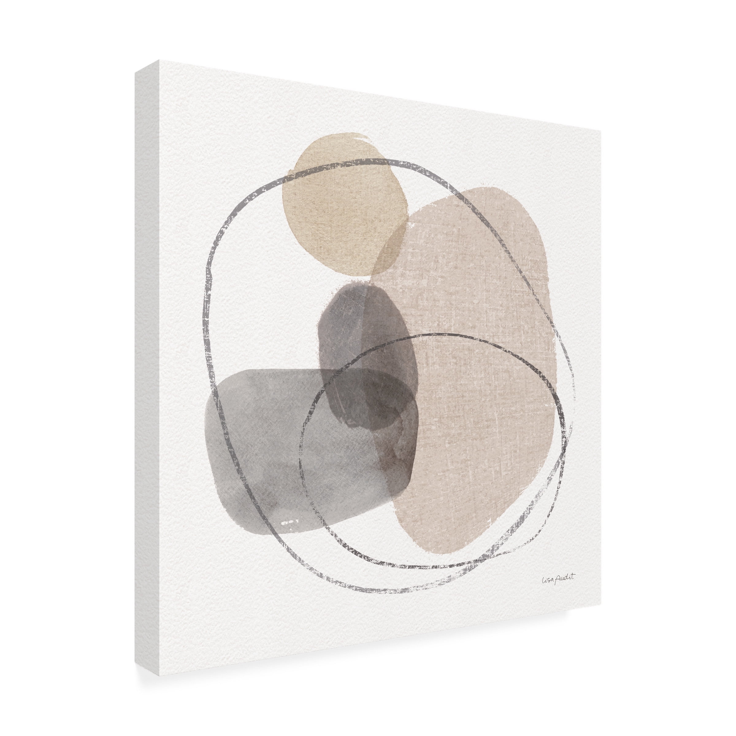 Lisa Audit 'Think Neutral 08' Canvas Art