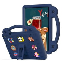 GJX Kids Safe Tablet Case w/Stand Hand for Fire HD 10 2023 13th (Dark Blue)