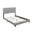 thumbnail image 2 of Crown Mark Erin Gray Upholstered Bed with Nail Head Trim, Full, 2 of 8