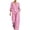 Pink, variant on Enjoytime Plaid Two Piece Sets for Women V Neck Ruffle 3/4 Sleeve Shorts Matching Set Summer Casual Travel Vacation Outfits