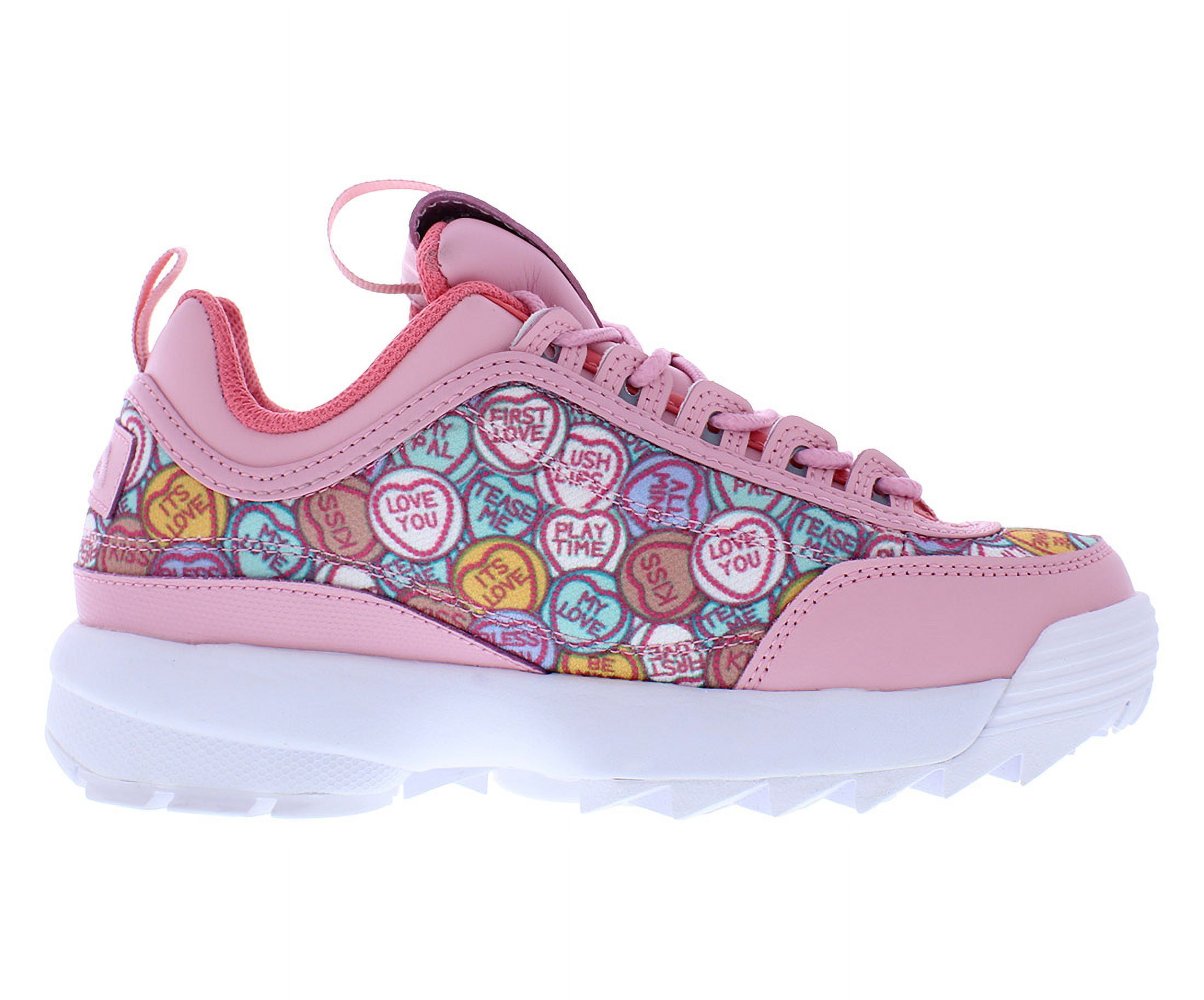 Pink Women's Fila Disruptor Embroidery Casual Shoes Fila