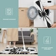 thumbnail image 6 of Black White Tie Dye Mandala Pattern Kitchen Rugs Sets Of 3,Kitchen Runner Rugs Non Skid Washable,Decorative Kitchen Floor Mats for Kitchen,Sink,Laundry,17"x30"+ 17"x47" + 17"x59", 6 of 6