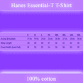 thumbnail image 3 of HANES Short Sleeve T-Shirt For Men - 2XL Size | 100% Cotton 6 Pack White Color Crew Neck Tee, 3 of 5