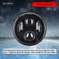 thumbnail image 5 of AlyoNed Kit de lámpara LED para faros delanteros de motocicleta de 7 pulgadas con soporte de montaje compatible con Harley Davidson Fatboy Street Glide Heritage Softail Road King Switchback Electra Gl, 5 of 5