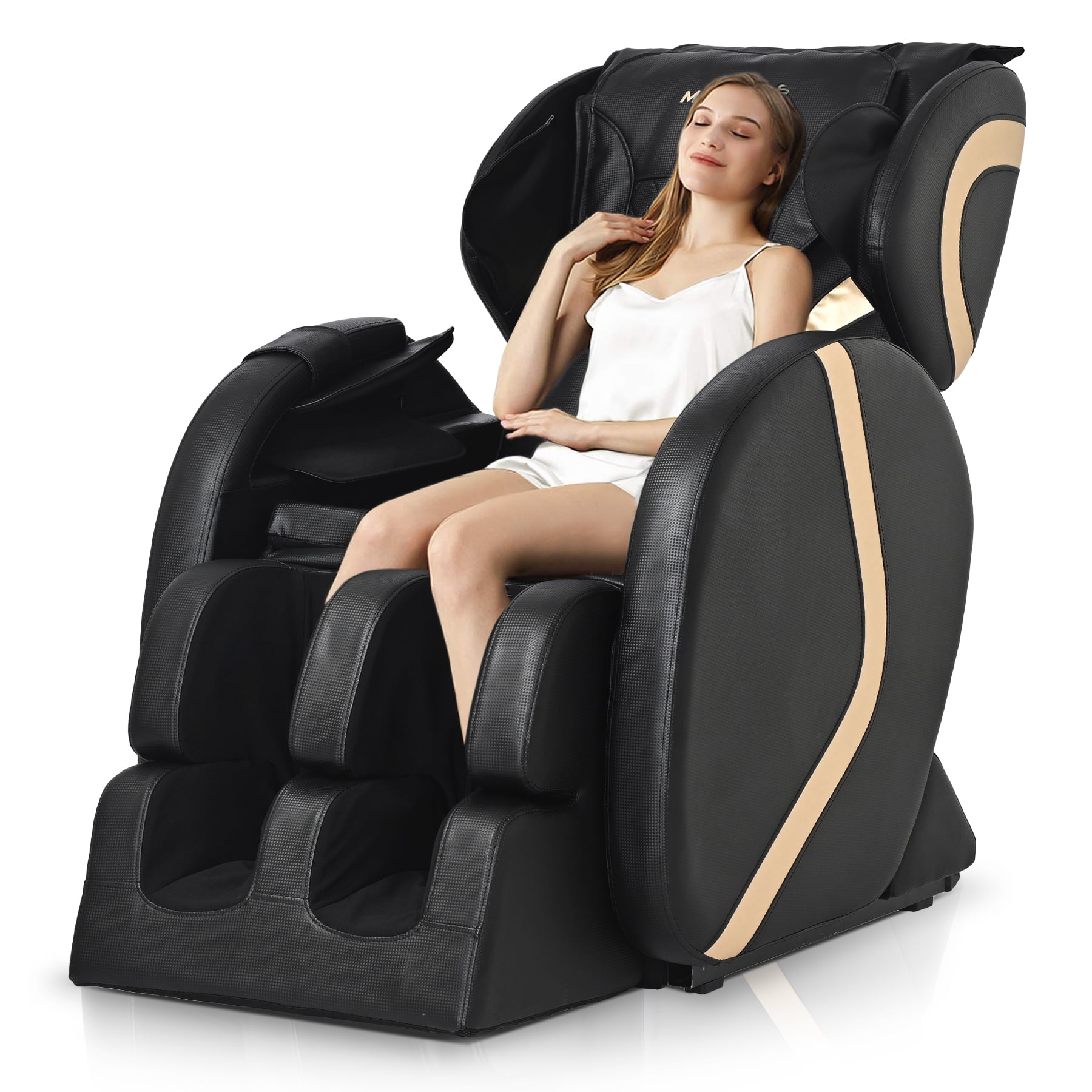 Bilitok Track Massage Chair Full Body Massage Chair With Manipulator Track Roller Bluetooth