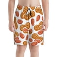 thumbnail image 2 of Cauagu Peanuts4 Print Swim Trunks for Men,Youth Boys Swim Shorts Compression Liner Beach Shorts Boys' Swimming Shorts 7-20 Years Bathing Suit-Medium, 2 of 7