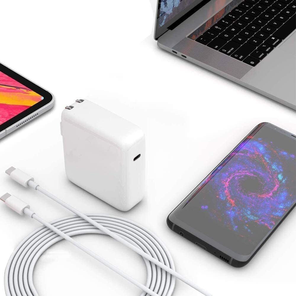 87W USB C Type C Power Adapter Fast Charger For MacPro 16, 15, 14, 13 inch 2021 2020 2019 2018, MacAir Retina 13 inch 2018 2019 2020, HP Spectre x360 13 15, Galaxy S10 Note 9, Google Pixel, One plus