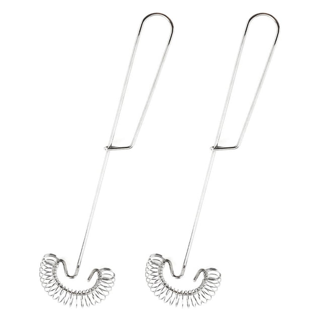 2pcs Stainless Steel Hand Whisks Spring Coil Egg Beater Multifunction Milk Blender Kitchen Gadget