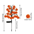 thumbnail image 2 of 1 Pack Halloween Solar Lights Outdoor, Pumpkin Solar Lights Outdoor, Halloween Decorations Outdoor Lights for Yard Lawn Garden, Solar Stake Lights Outdoor, Holiday Decor,, 2 of 7