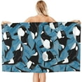 thumbnail image 2 of Yibo Whale Theme Pattern Bath Towel Ultra Absorbent Towel Lightweight for Bathroom Outdoor Swimming, 2 of 9