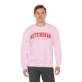 thumbnail image 6 of Nottingham England UK Sweatshirt Gifts Crew Neck Shirt Long Sleeve Unisex, 6 of 7