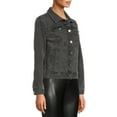 thumbnail image 6 of Time and Tru Women's Button Down Denim Jacket, Sizes XS-XXXL, 6 of 6