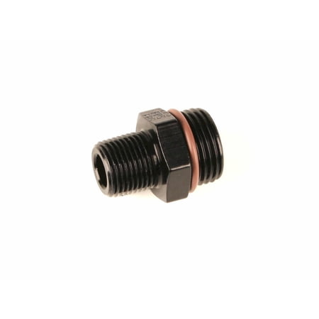 Fragola #10 ORB x 3/8 MPT Adapter Fitting Black