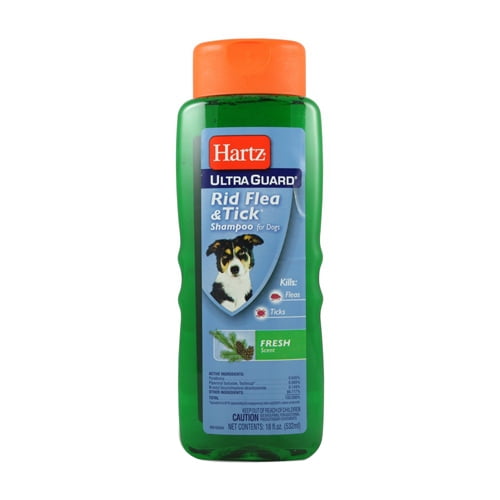 Hartz Ultra Guard Rid Flea And Tick Shampoo For Dogs, Fresh Scent 18 Oz