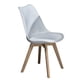 thumbnail image 3 of Comedor MOBILKRAFT Rex 4 Sillas Rectangular Madera Estilo Contemporáneo Natural y Blanco, 3 of 4