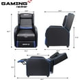 thumbnail image 2 of Waleaf Gaming Recliner Chair for Adults, PU Leather Home Theater Seating Video Game Chairs for Living Room Ergonomic Racing Style Single Movie Gamer Lounge Sofa, 2 of 7