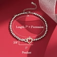 thumbnail image 3 of Easter Mother's Day Gifts for Mom Daughter Grandma Auntie Sister Friends Girlfriend Mother-in-law Daughter-in-law Infinity Heart Bracelet Mother's Day Birthday Gifts (7"+2" Adjustable), 3 of 4