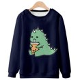 thumbnail image 1 of Tejiojio Men's and Big Men's Classic Tops Clearance Men Casual Fashion Round Neck Sweater Dinosaur 3D Print Pullover Long Sleeve Tops, 1 of 5