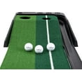 thumbnail image 3 of Abcosport Indoor Golf Putting Practice Mat – Auto Ball Return Function – Life-Like Portable Golf Court Real-Like Grass – Extra-Long Golf Mat – 3 Bonus Balls, 3 of 8