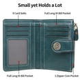 thumbnail image 5 of GOIACII Small Womens Wallet Leather RFID Blocking Bifold Compact Ladies Wallets Credit Card Holder with Zipper Pocket in Box Gift, 5 of 7