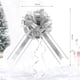 thumbnail image 2 of 10 lazos de Navidad grandes para envolver regalos, árbol de Navidad para decoración de boda y coronas (plata B), 2 of 4