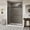 Matte Black, variant on Frameless Shower Door, 56-60" W x 74" H Double Sliding Glass Door, 5/16" Tempered Clear Glass with Nano-coating, Matte Black, ACE