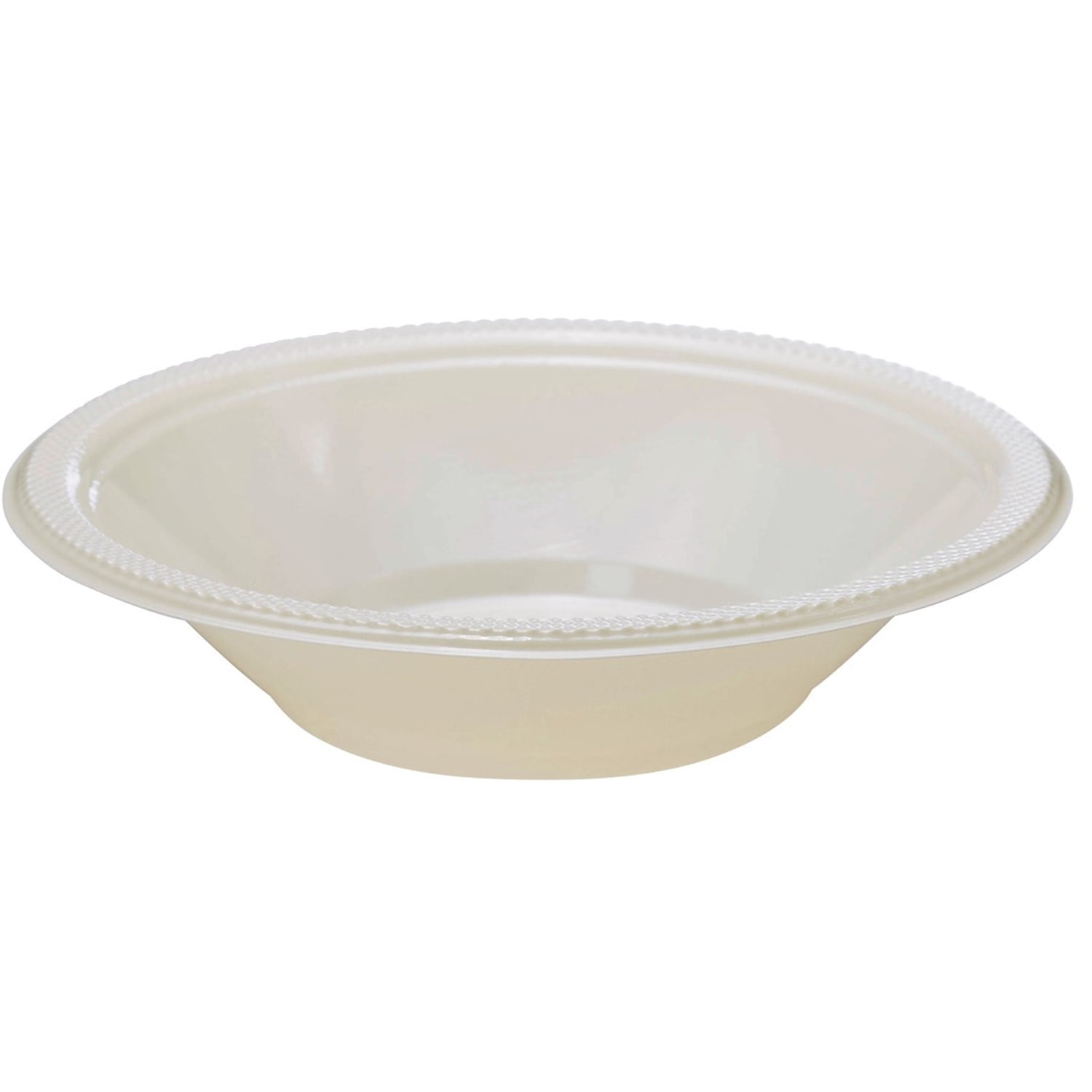 42 x WHITE PLASTIC BOWLS 12oz DISPOSABLE CATERING PARTIES PARTY SUPPLIES FOOD 