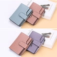 thumbnail image 1 of Baohd Portefeuilles de Mode pour Femmes, Design Court en PU, Porte-Cartes, Sac à Main Multi-Cartes, Style Simple, Grande Capacité, Noir, 1 of 6