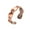 Red Copper, variant on Copper Magnetic Ring With Leaves Design Electroplated Jewelry For Lovers Men Women Anniversary Gift For Couples