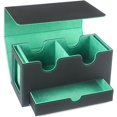 thumbnail image 1 of Organisateurs de Cartes à Collectionner en Cuir PU avec Tiroir, 1 of 7