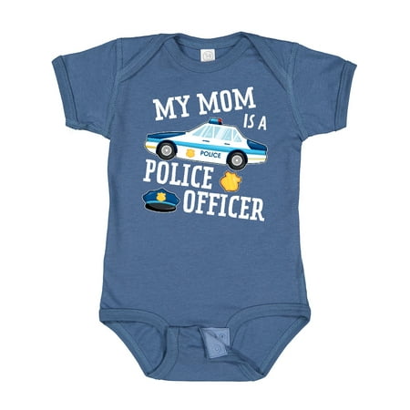 

Inktastic My Mom is a Police Officer Gift Baby Boy or Baby Girl Bodysuit