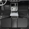 thumbnail image 6 of COZONY 3D TPE Floor Mats for Honda CRV 2023 2024 (Include Hybrid), 2 Row Front & Rear Liner, All-Weather Full Set, Black, 6 of 8