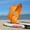 Orange #3, variant on Foldable Downwind Wind Sail Paddle Board | Portable Kayak & Canoe Accessory | 108 x 108cm Polyester Sail | Easy Setup & Storage | 350g Lightweight Design | Includes 1 Sail