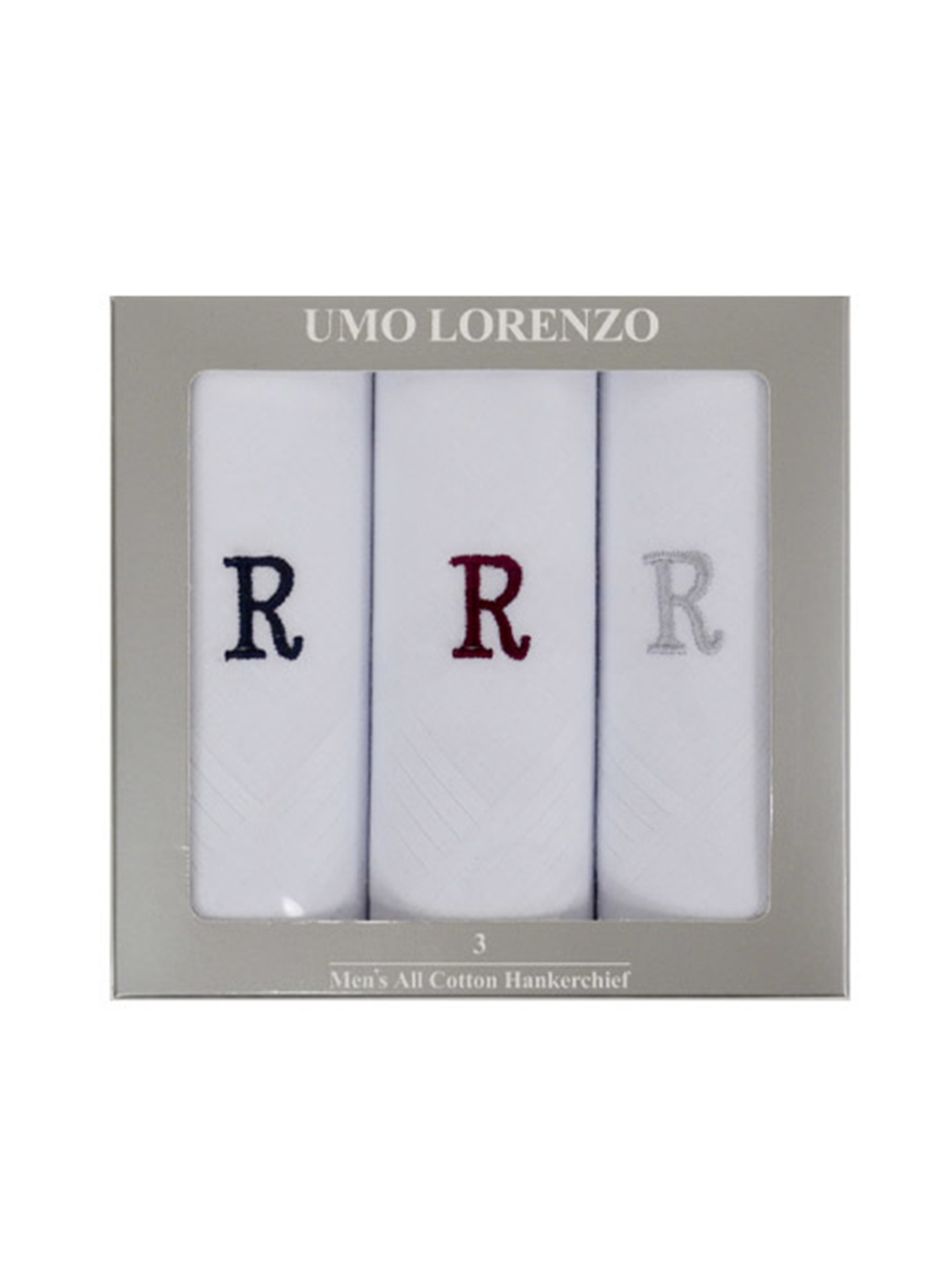 Mens Monogrammed handkerchief Set of 3 Gifts for Him Personalized Handkerchief Gray Cotton Plaid Handkerchiefs