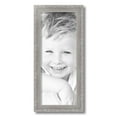 thumbnail image 2 of ArtToFrames 8" x 20" Classic Silver Picture Frame, 8x20 inch Silver Wood Poster Frame (WOM-4926), 1 Pack, 2 of 7