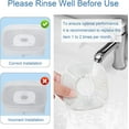thumbnail image 6 of 40PCS/Set Cat Water Fountain Filter, Compatible with veken /Ophanie 95oz/2.8L Pet Fountain Replacement Filters, 20 Sponges and 20 Water Fountain Filters for Cat Fountain Dog Water Bowl Dispenser, 6 of 6