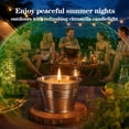 thumbnail image 5 of SCENTORINI Citronella Scented Candles, 8 Pcs Metal Tin Bucket Lemongrass Soy Wax Candles for Patio, Backyard, Indoor&Outdoor, 5 of 7