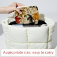 thumbnail image 6 of Thanksgiving Leaves Velvet Portable Storage Box with Removable Compartment – Gift-Ready, Earring Holder Jewelry Box and Jewelry Organizer, 6 of 7