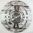 thumbnail image 3 of THE GEARS CLOCK Wall Clock with Real Moving Gears EN-LI_ 24 in Round Grey-White, 3 of 10