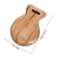 thumbnail image 2 of EXHUMKY 2Pcs Beige Wooden Castanets for Rhythm Exploration and Music Learning, 2 of 6