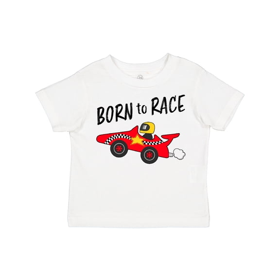 Inktastic Born to Race- Red Race Car Boys or Girls Toddler T-Shirt