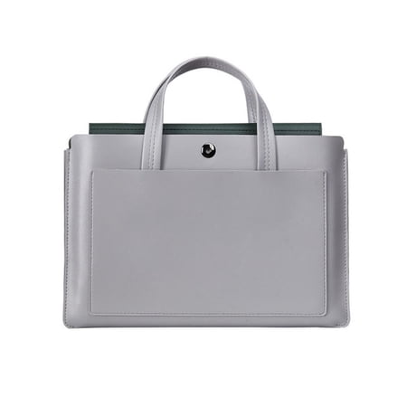 SHUNXIN Luxury PU Leather Waterproof Laptop Bag For Macbook Air Pro 13 15.4 16 Inch Notebook Cover For XiaoMi Dell HP Handbag Briefcase
