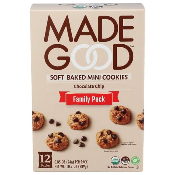 (Pack Of 4) Madegood Cookie Soft Baked Chocolate Chip Mini 10.2 Oz