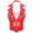 Red, variant on Women's Wet Look Leather Camisole Vest Lapel V Neck Sleeveless Backless Tank Tops Raves Party Clubwear Red M