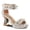 ICE, variant on L'Artiste Jewell Women's Closed Back Crystal Embellished Leather Sandals