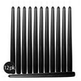 thumbnail image 3 of Hyoola 10" Black Dripless European Made Taper Candles, Unscented Paraffin Wax with Cotton Wicks, 12-Pack, 3 of 5