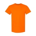 thumbnail image 3 of Gildan High Visibility Safety T-Shirt | Short Sleeve Shirts, Orange Color | Crew Neck Hi Vis Work Tee | 50% Cotton and 50% Polyester, Pack 1, Size-3XL, 3 of 4