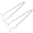 thumbnail image 2 of Miangastore 2pcs Stainless Steel Toilet Flapper Chain Toilet Tank Chain Replacement For Toilet Flushing Mechanism Universal Fit For Most Toilets, 2 of 8