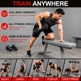 thumbnail image 5 of Flexwave 35 LB Rubber Hex Dumbbell with Non-Slip Grip for Home Gym Strength Training-Single, 5 of 7